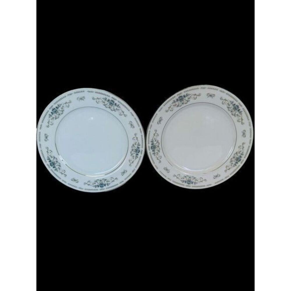 Vintage Wade Fine‎ China Diane Japan 10.25" Set of 2 Dinner Plates Porcelain
